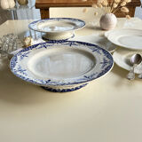 2 cake plates 'iron earth'