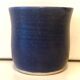 Handmade blue teacup