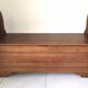 Trunk bench 2 places, cherry wood