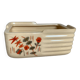 Art Deco planter with stencilled flower motif