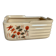 Art Deco planter with stencilled flower motif
