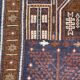 Vintage carpet turkmen belutch afghan 88x146 cm