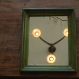 Mirror old wood green 28x34cm