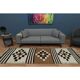 Tapis couloir vintage turc Oushak fait main beige des années 1970 92x292