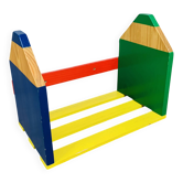 Wall-mounted pencil shelf for children, Pierre Sala style.