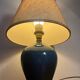 Lampe à poser en céramique craquelée année 70