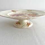 Low polychrome ironstone compote dish "Poppy" KG Lunéville