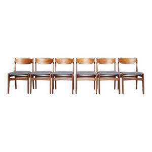 Set of 6 Teak Dining - erik