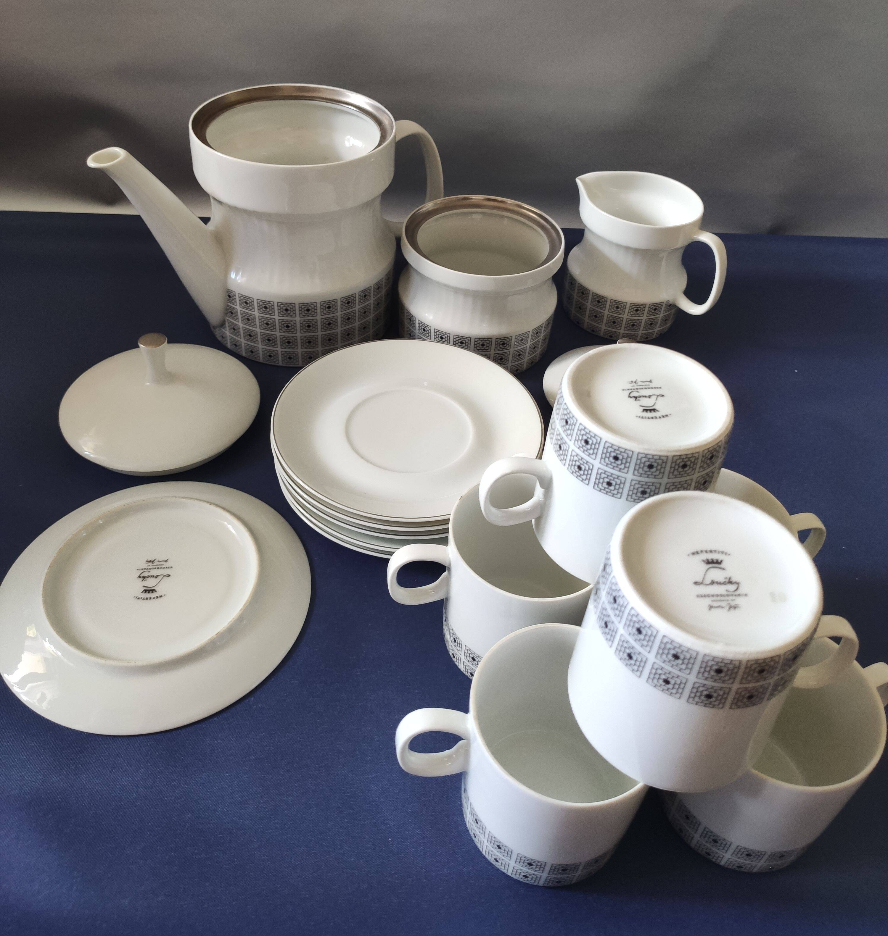 Vintage tea service, Nefertiti,