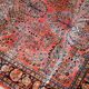 Handmade antique Persian Sarouk rug 4' x 6.8' (122cm x 207cm) 1920s - 1B784