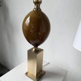 Paire de lampes de table Philippe Barbier années 70
