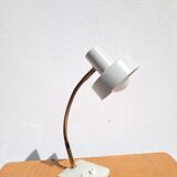 Revised vintage beige and gold Aluminor lamp.