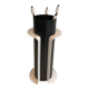Necessary black and white lacquered lighter