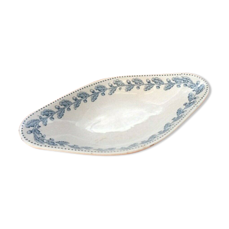 Old service ravier U&C faience Sarreguemines Model Oak