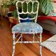 Two fully restored Napoleon III chairs.
