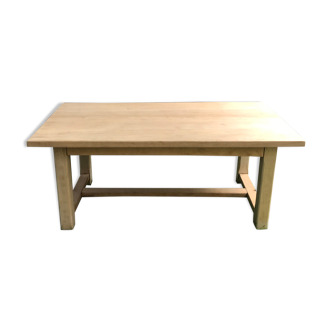 Solid oak farmhouse table