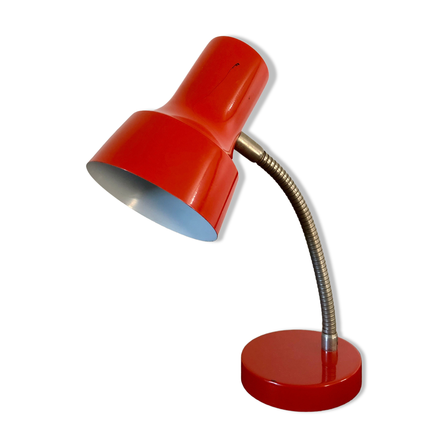 Red desk lamp 1960