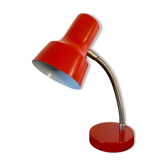 Lampe de bureau rouge 1960
