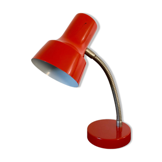 Lampe de bureau rouge 1960
