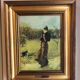 Reproduction The Walk in Naples Park (on canvas) by Giovanni Boldini