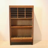 Dutch Library Office Storage Cabinet with Sliding Door