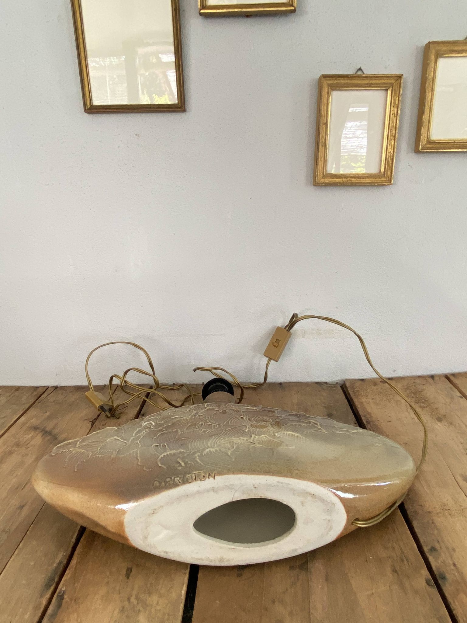 Lampe D.Prioton et abat-jour, années 70