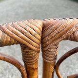 70s Rattan Screen
