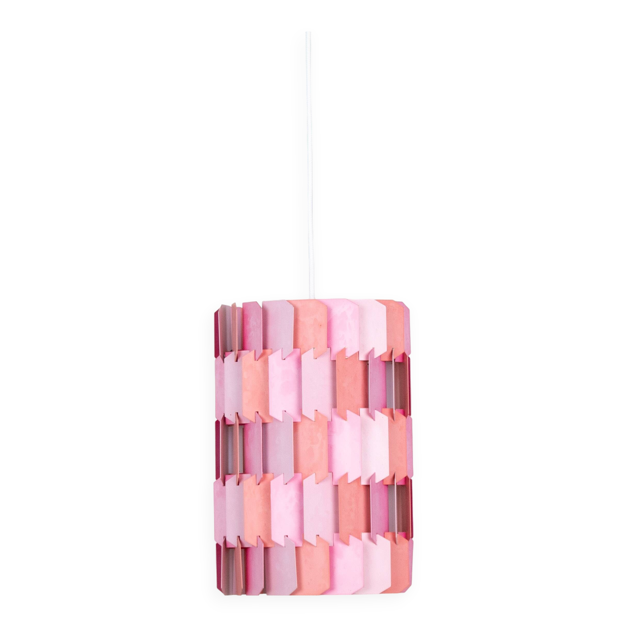 Lampe à suspension danoise vintage Facet pop de Louis Weisdorf, Lyfa, 1972