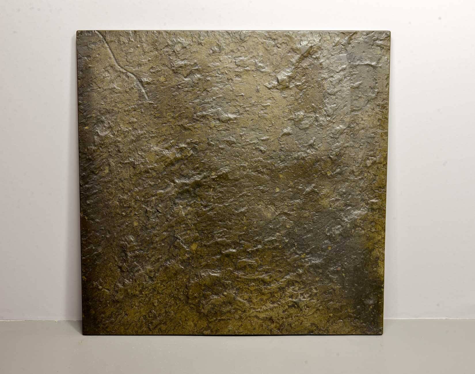 Ardesia Collection Square Slate Stone Coffee Table in Pia Manu Style, 1960s