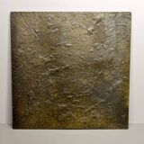 Ardesia Collection Square Slate Stone Coffee Table in Pia Manu Style, 1960s