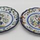 Paire d'assiettes en faïence de Nevers signées Félicien Cottard entre 1898 et 1908
