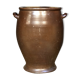 Old jar in sand