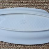 Set of 12 flat plates and dish