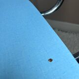 Blue Formica table and chairs from the 60s