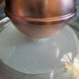 Small Art Deco lamp in copper glass