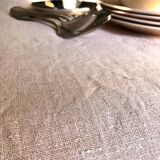 Nappe de vendange teintée en rose thé