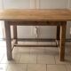 Solid oak table, handcrafted.