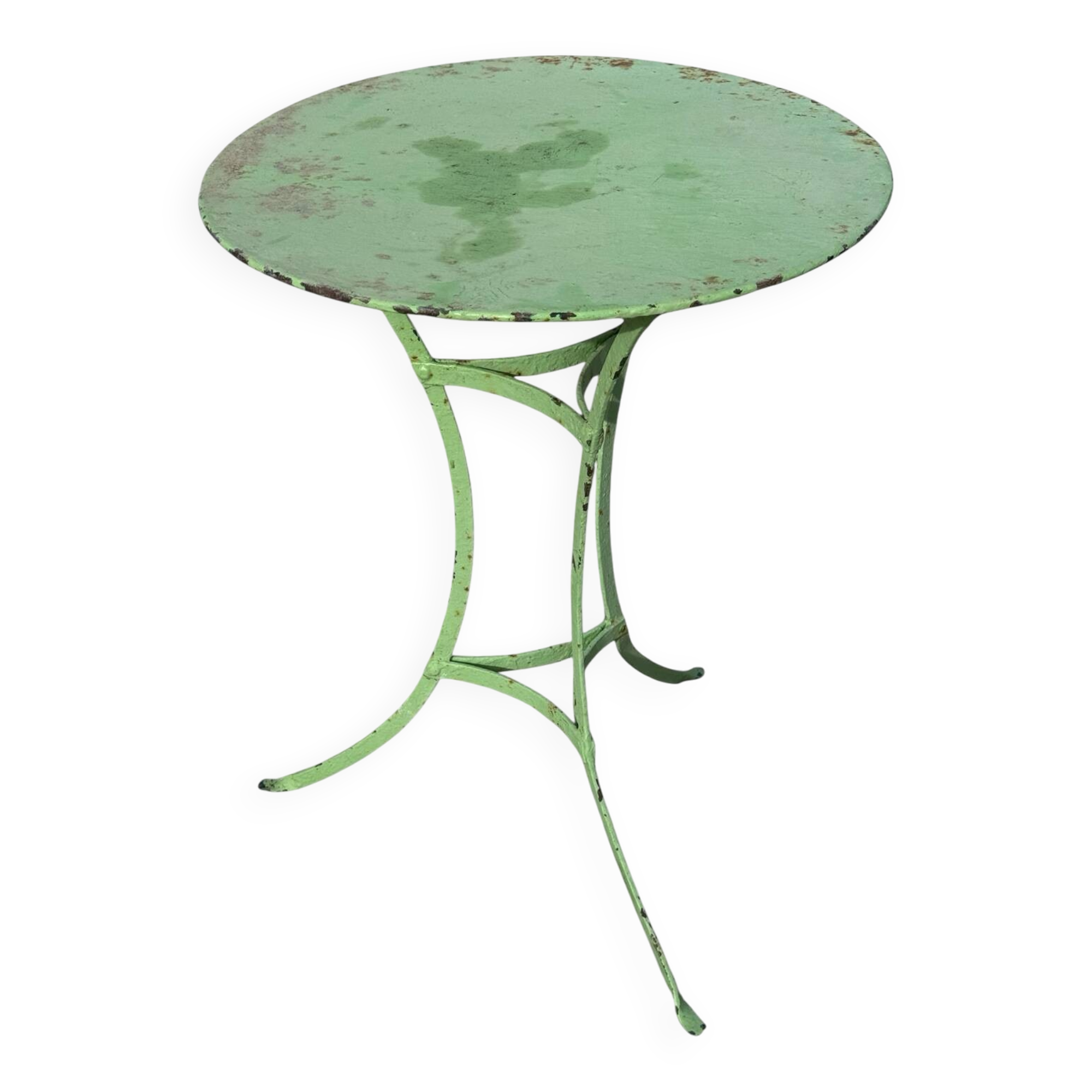 Wrought iron gueridon, France 1900