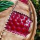Trompe-l'oeil cherry pie dish
