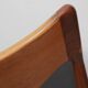 1960s diningchair in teak and leather