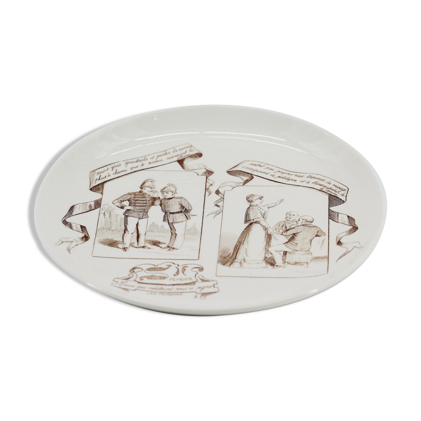 Ancient iron earth plate horoscope