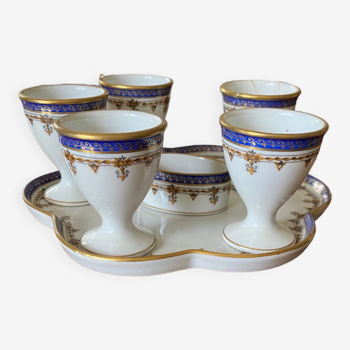 Service coquetier en porcelaine Limoges