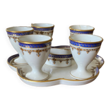 Limoges porcelain shell service