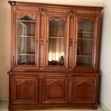 Cherry bookcase stamped Louis Tricoire