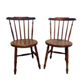 Paire de chaises style Ibex Penny / Bistrot / Salle à manger / Cuisine