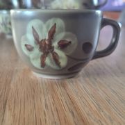 Service à café en grès des ateliers d'art du Revernay  -  France