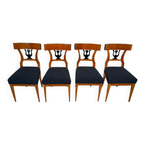 Chaises Biedermeier allemandes