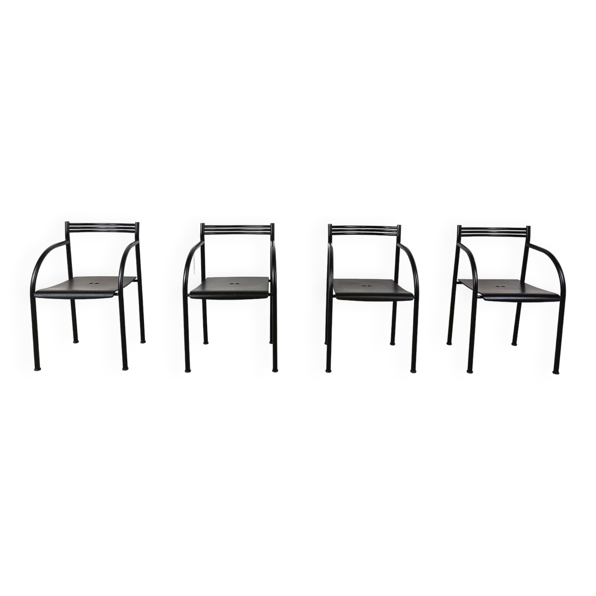 Spanish Francesca Armchairs by Philippe Starck for Baleri Italia, 1982, Set of 4