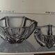Daum 1970 crystal ashtray