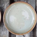 6 stoneware dessert plates